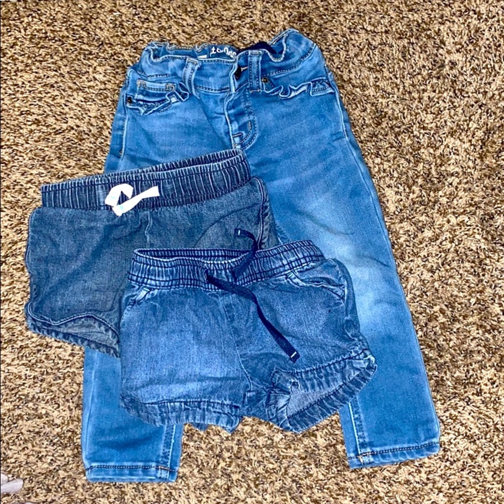 Jean and short bundle 2t